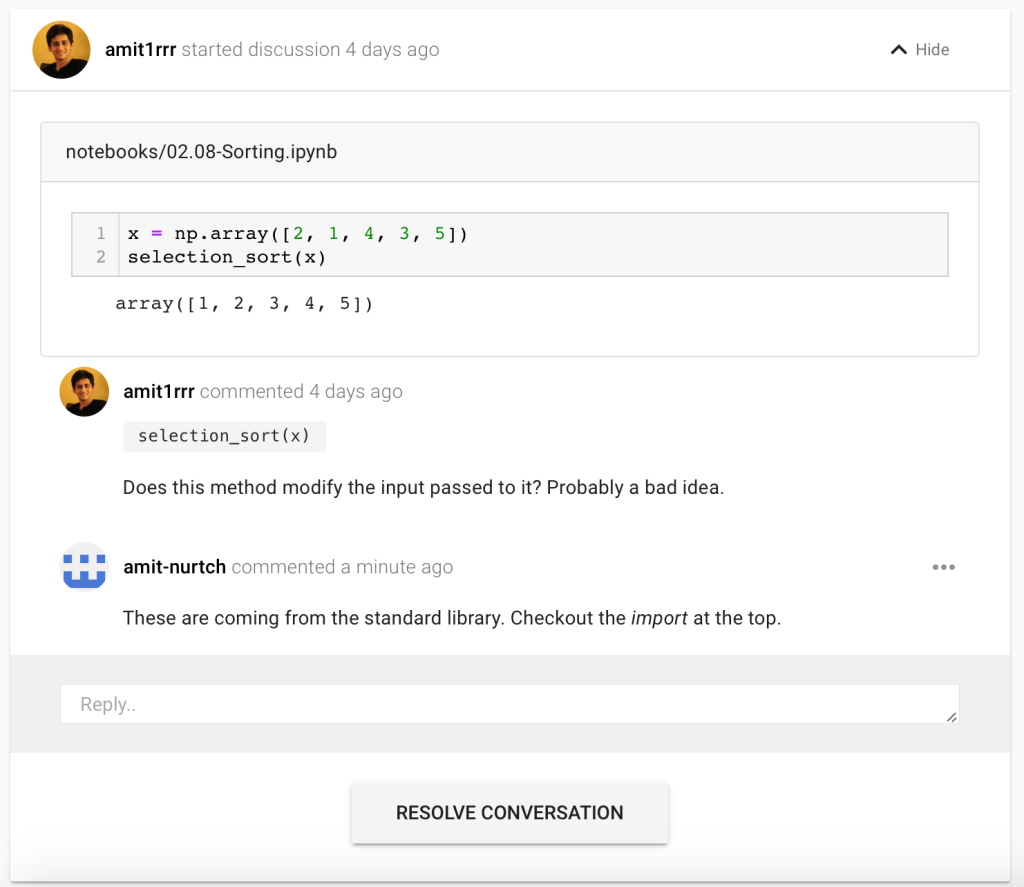 How to review Jupyter Notebook changes? – Amit Rathi